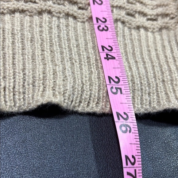 PrettyLittleThing Oversized roll neck sweater,square knit,soft,warm,Cappuccino - Picture 7 of 7